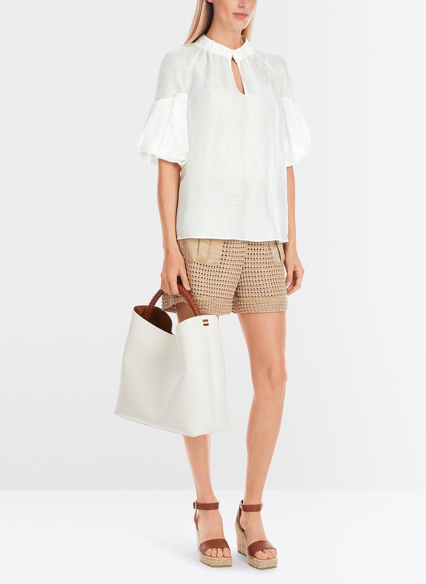 Блуза от лен и коприна Marc Cain Collections