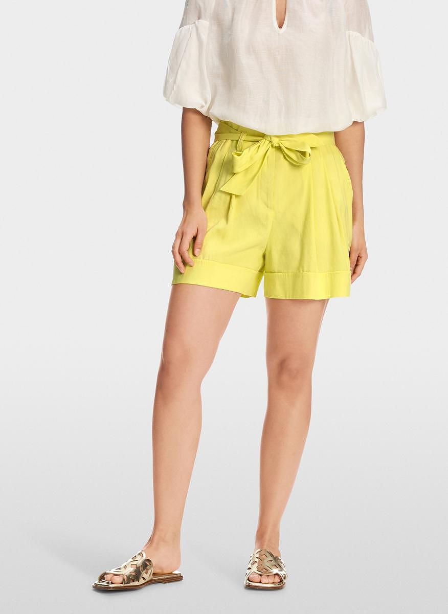 Къс панталон от лен Marc Cain Collections