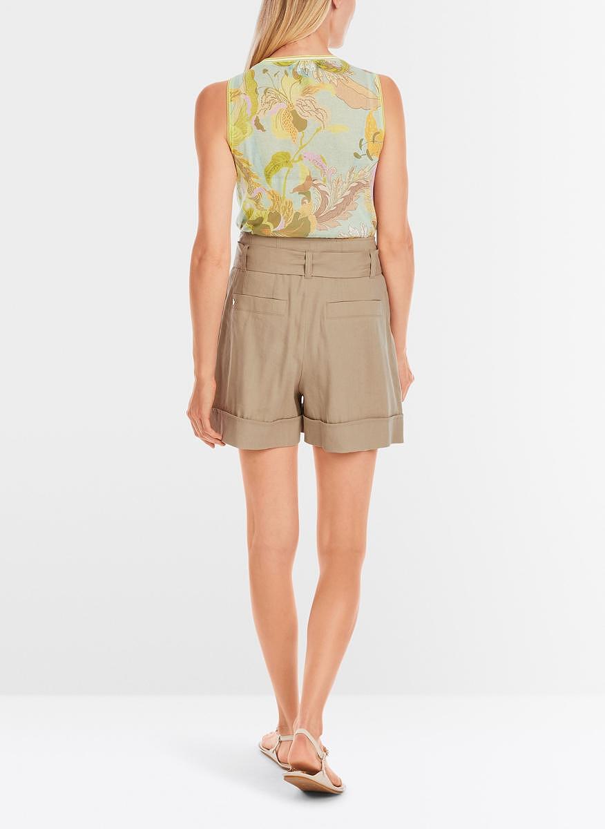 Къс панталон от лен Marc Cain Collections