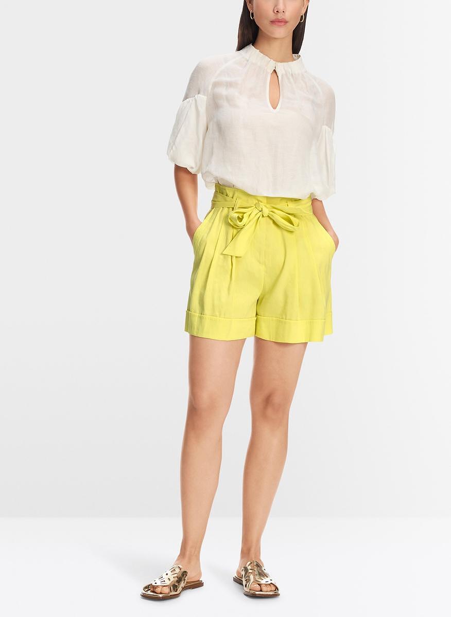 Къс панталон от лен Marc Cain Collections