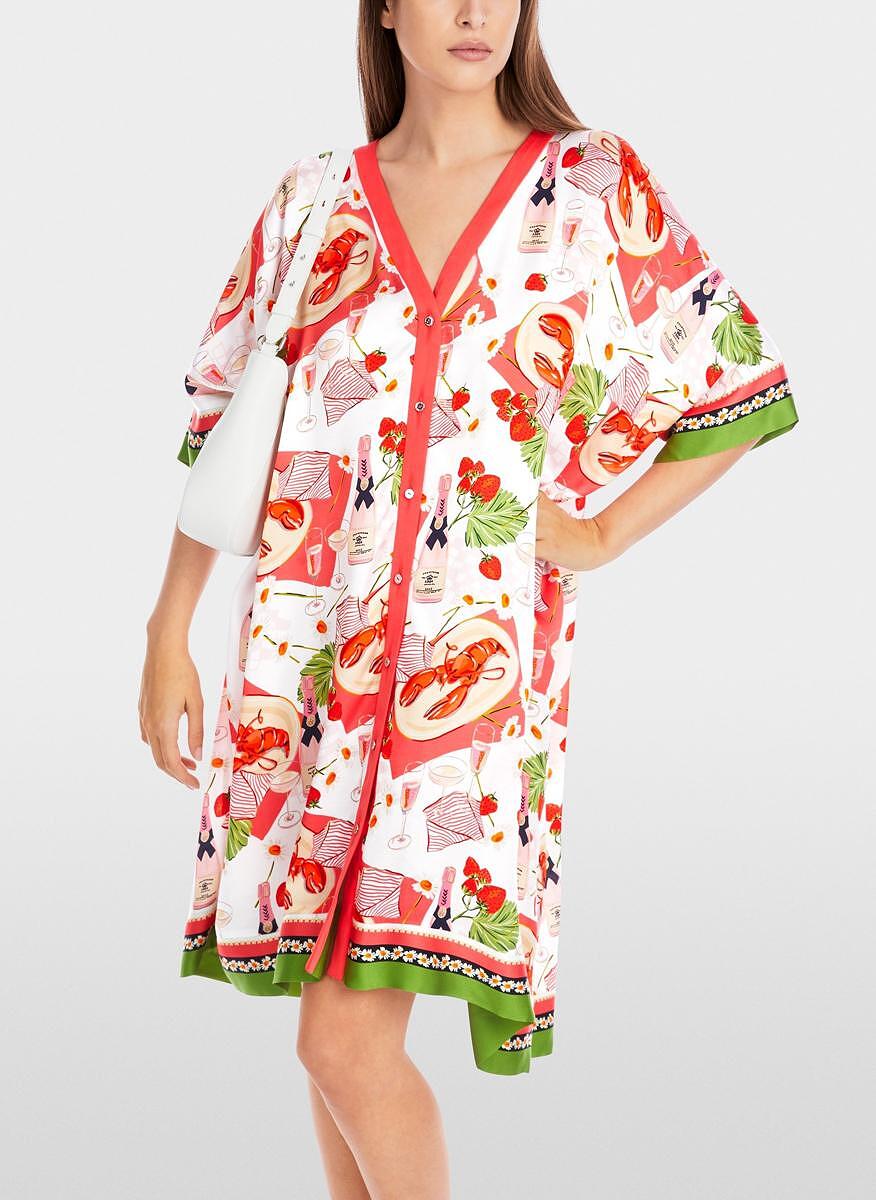Рокля с принт 'Caftan style' Marc Cain Additions