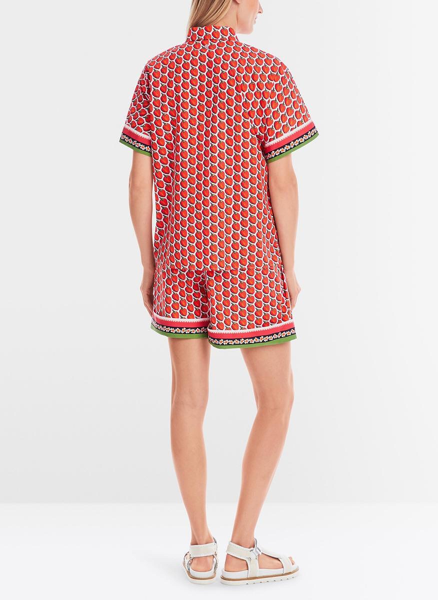 Риза с принт 'Strawberry' Marc Cain Additions