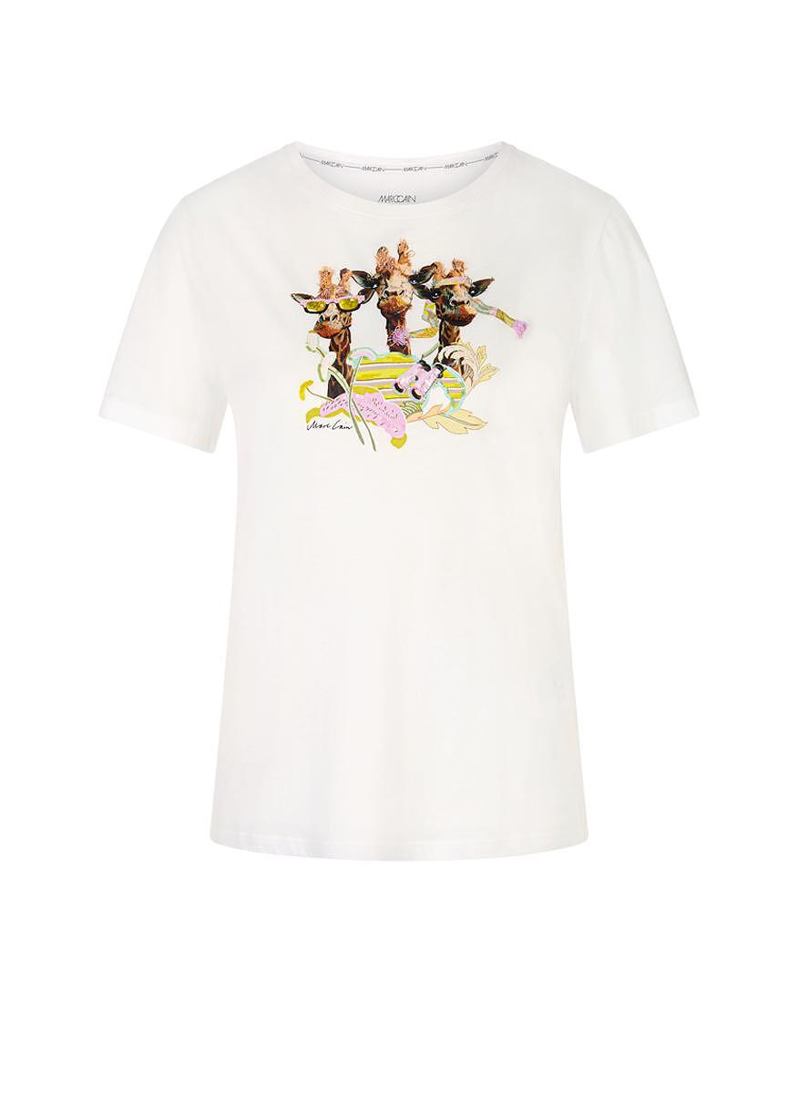 Тишърт с пайети и мъниста Marc Cain Collections
