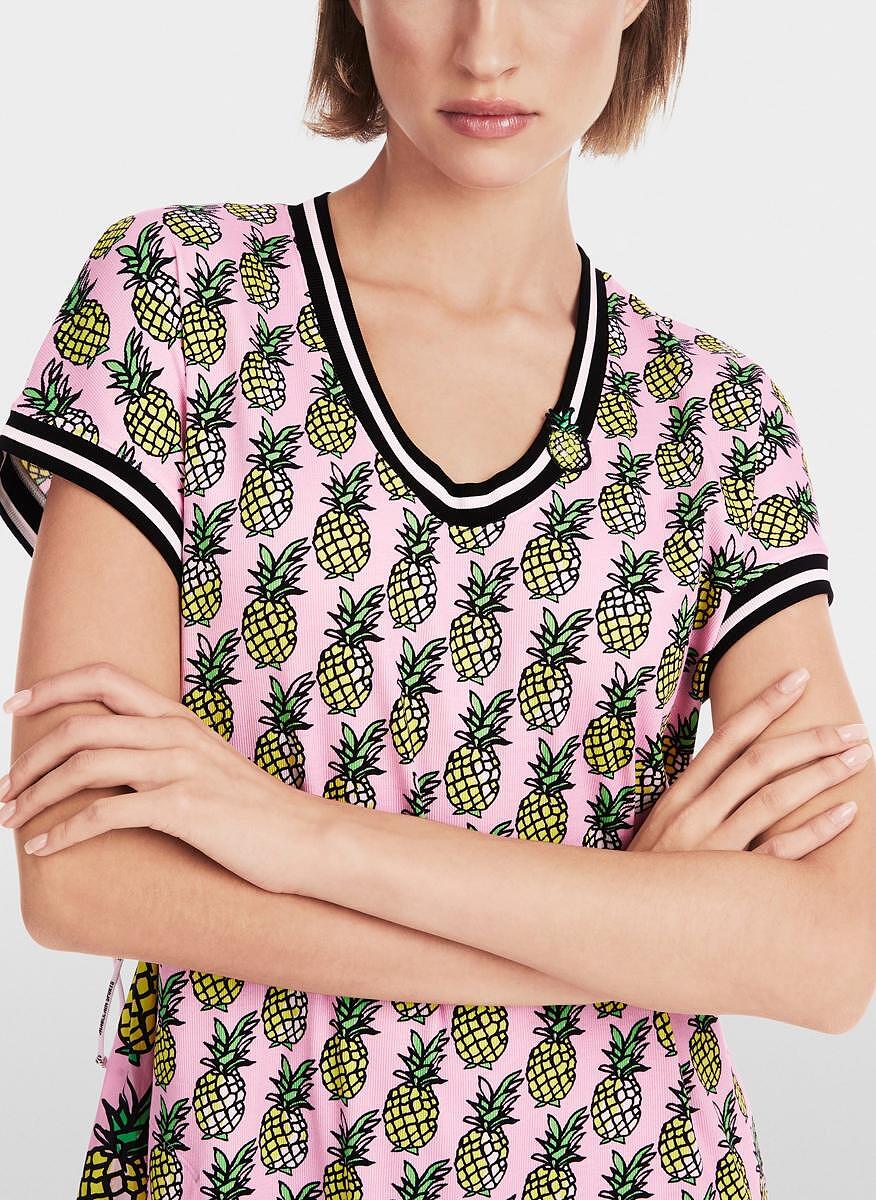Рокля с принт 'Pineapple' Marc Cain Sports