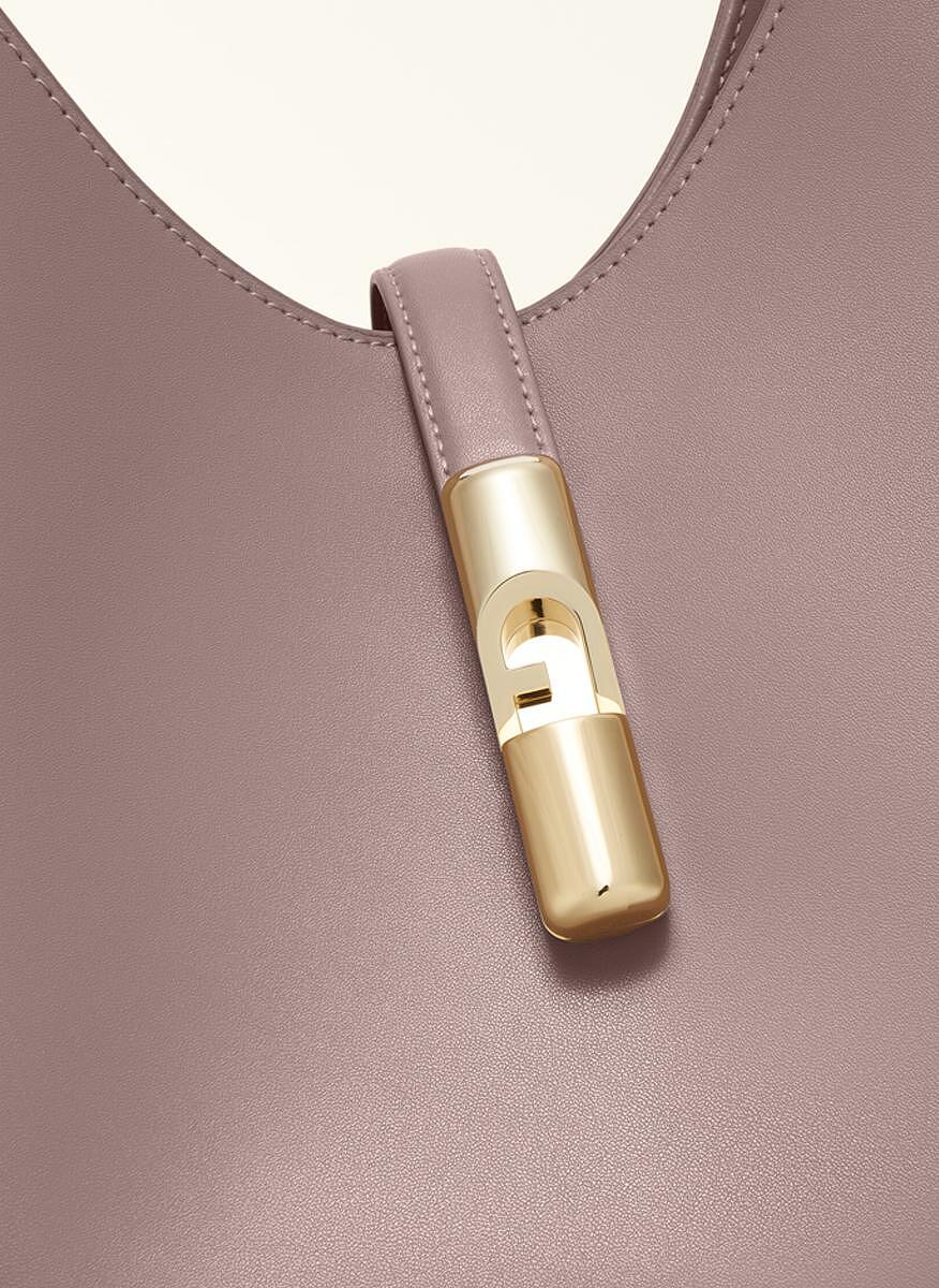Чанта Furla Goccia Mauve
