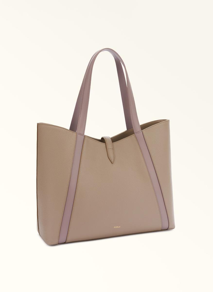 Чанта Furla Goccia Stucco Gray Mauve