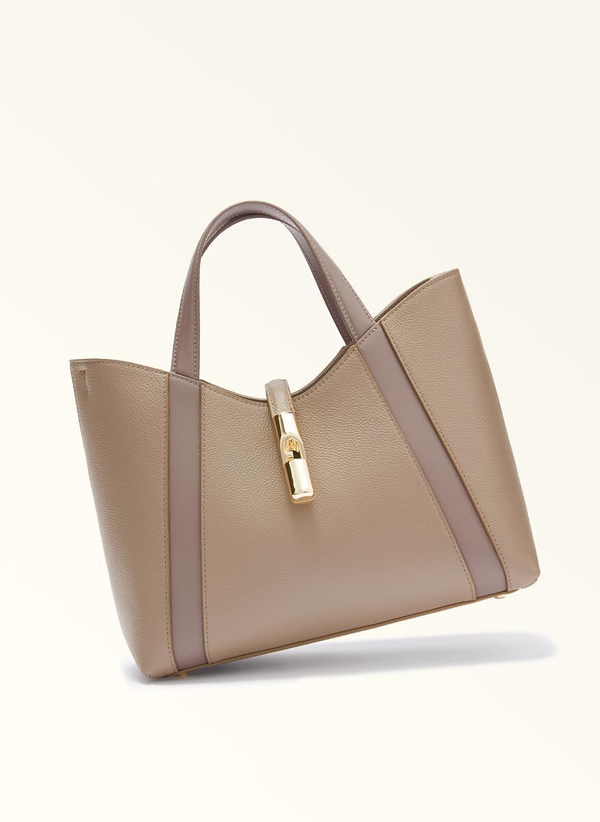 Чанта Furla Goccia Stucco Gray Mauve