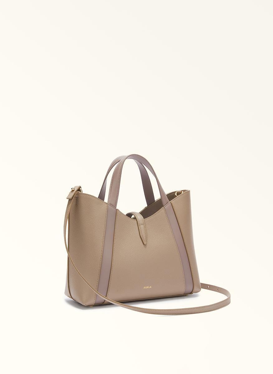 Чанта Furla Goccia Stucco Gray Mauve